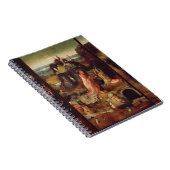 Altarpiece der Einsiedler (Öl auf Platte) Notizblock (Rechte Seite)