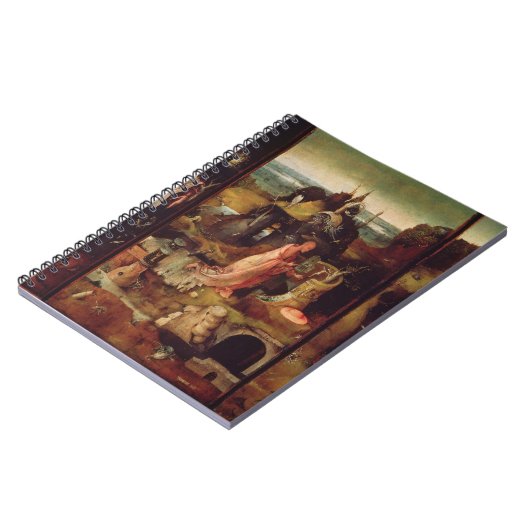 Altarpiece der Einsiedler (Öl auf Platte) Notizblock (Linke Seite)