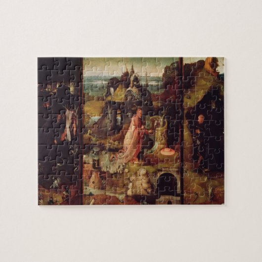 Altarpiece der Einsiedler (Öl auf Platte) Puzzle (Horizontal)