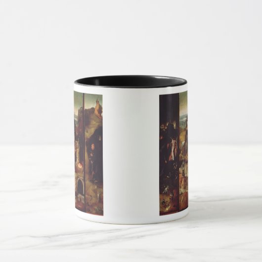 Altarpiece der Einsiedler (Öl auf Platte) Tasse (Zentrum)