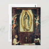 Altarpiece der Jungfrau Guadalupe von Cabrera Postkarte (Vorne/Hinten)