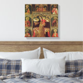 Altarpiece der Jungfrau Rosary, c.1500 Leinwanddruck (Insitu (Schlafzimmer))