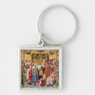 Altarpiece der sieben Freuden an der Jungfrau Schlüsselanhänger