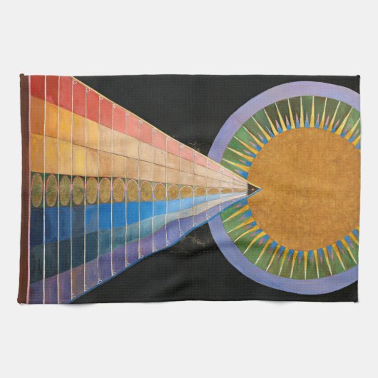 Altarpiece, Gruppe X, Nr. 1 von Hilma af Klint Geschirrtuch (Horizontal)