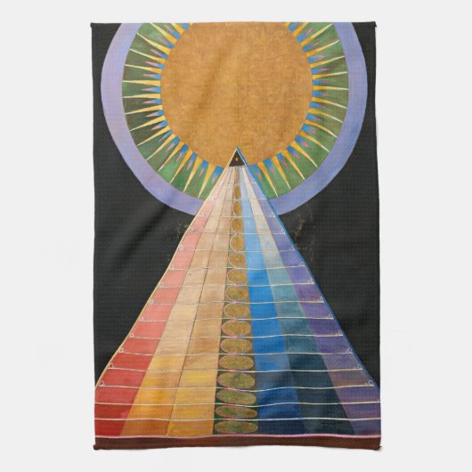 Altarpiece, Gruppe X, Nr. 1 von Hilma af Klint Geschirrtuch (Vertikal)