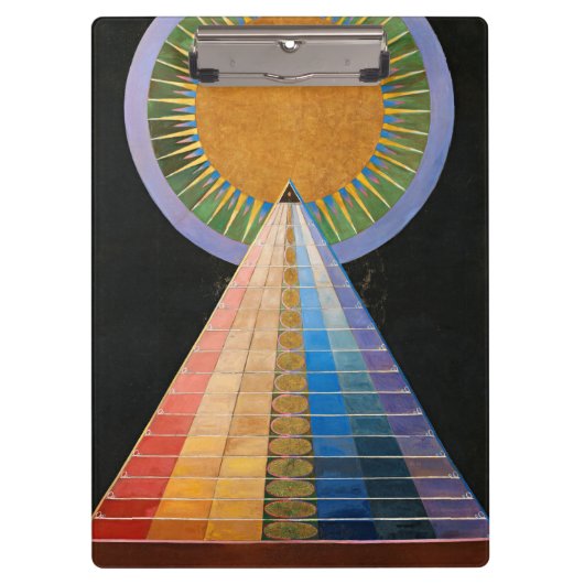Altarpiece, Gruppe X, Nr. 1 von Hilma af Klint Klemmbrett (Vorderseite)