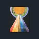 Altarpiece, Gruppe X, Nr. 1 von Hilma af Klint Leinwanddruck<br><div class="desc">Hilma af Klint - Altarpiece,  Gruppe X,  Nr.1. Hilma af Klint war eine schwedische Künstlerin und Mystikerin,  deren Gemälde der erste Western abstrakter Kunst waren,  der der heutigen Kunstgemeinschaft bekannt war. Sie gehörte zu einer Gruppe namens "Die Fünf",  einem Frauenkreis,  der von Theosophie inspiriert wurde.</div>