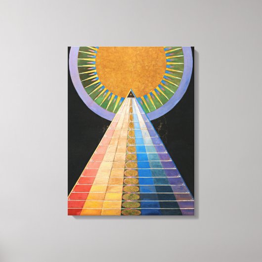 Altarpiece, Gruppe X, Nr. 1 von Hilma af Klint Leinwanddruck (Vorderseite)