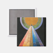 Altarpiece, Gruppe X, Nr. 1 von Hilma af Klint Magnet (Vorderseite/Rückseite)