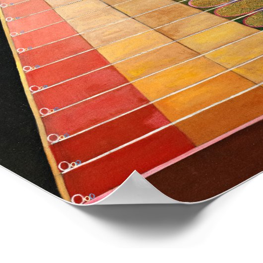 Altarpiece, Gruppe X, Nr. 1 von Hilma af Klint Poster (Ecke)