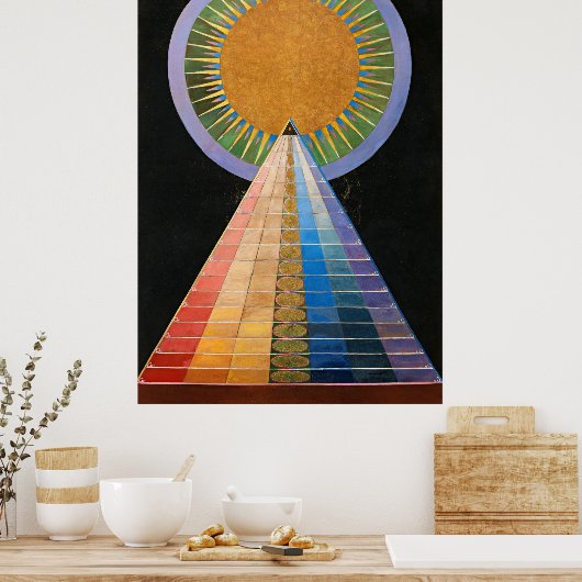 Altarpiece, Gruppe X, Nr. 1 von Hilma af Klint Poster (Küche)