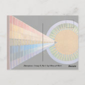 Altarpiece, Gruppe X, Nr. 1 von Hilma af Klint Postkarte (Rückseite)