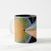 Altarpiece, Gruppe X, Nr. 1 von Hilma af Klint Zweifarbige Tasse (Vorderseite Links)
