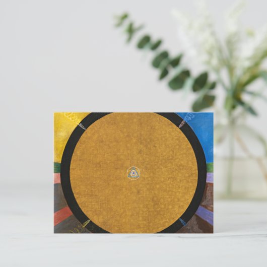Altarpiece, Gruppe X, Nr. 3 von Hilma af Klint Postkarte (Stehend Vorderseite)