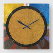 Altarpiece, Gruppe X, Nr. 3 von Hilma af Klint Quadratische Wanduhr (Vorderseite)