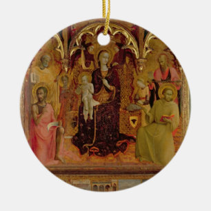 Altarpiece Madonnas des Schnees, c.1430-32 ( Keramikornament