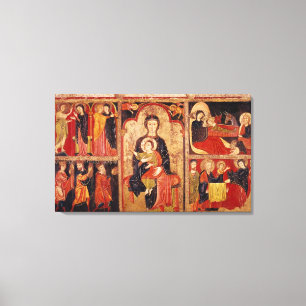 Altarpiece von De Avila St. Maria Leinwanddruck