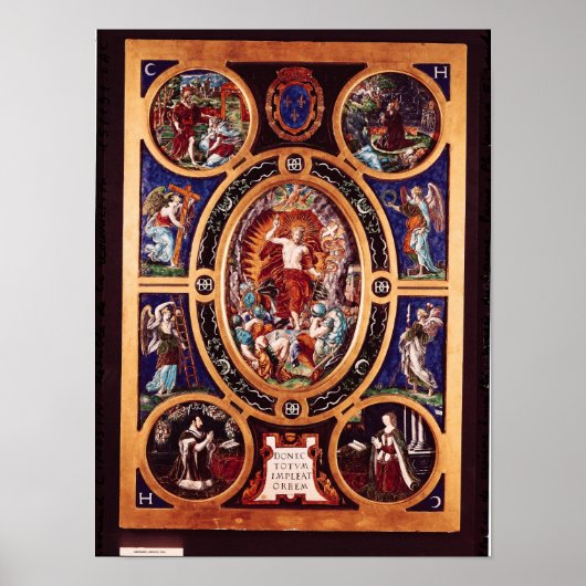 Altarpiece von Sainte-Chapelle Poster (Vorne)