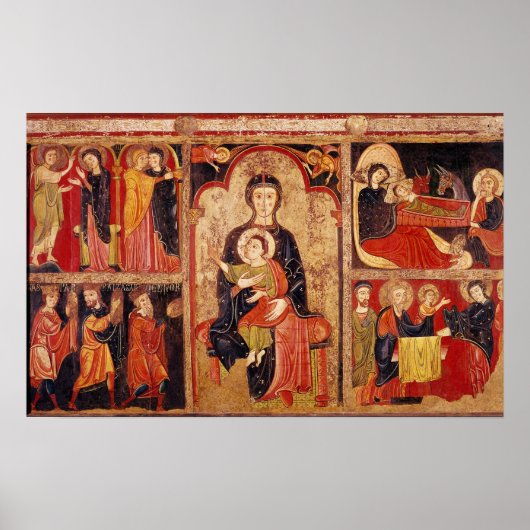 Altarpiece von St. Maria de Avila Poster (Vorne)