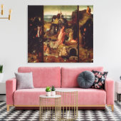 Altarstück der Hermits (Öl auf Tafel) Leinwanddruck (Insitu (Wohnzimmer))