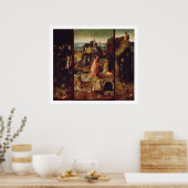 Altarstück der Hermits (Öl auf Tafel) Poster (Küche)