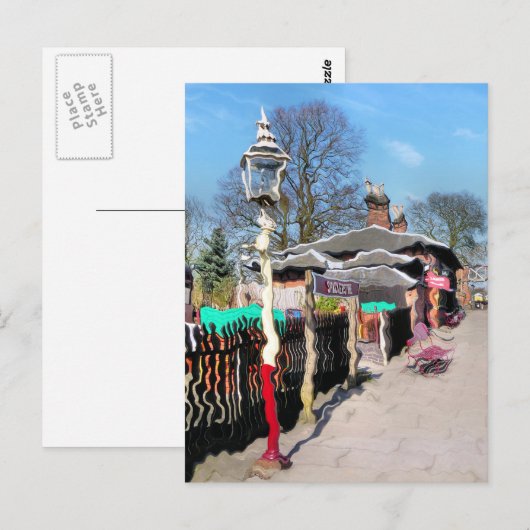 ALTBAHNHOF POSTKARTE (Vorne/Hinten)