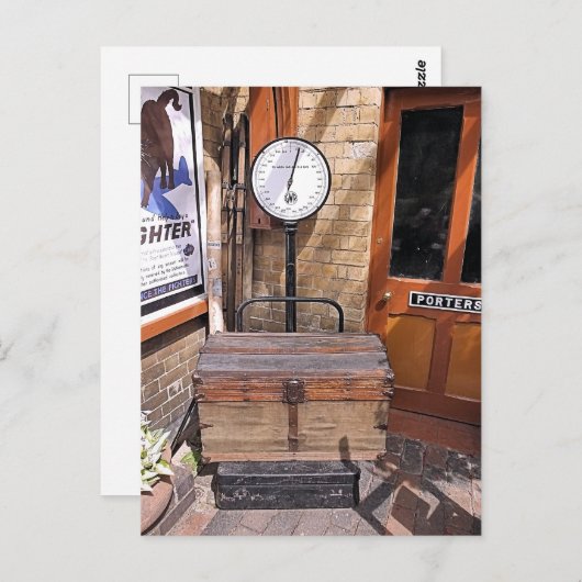 ALTBAHNHOF POSTKARTE (Vorne/Hinten)