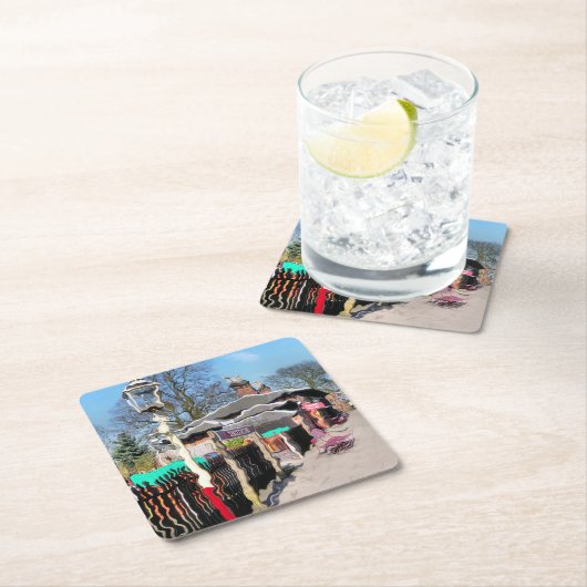 ALTBAHNHOF RECHTECKIGER PAPPUNTERSETZER (Vor Ort)