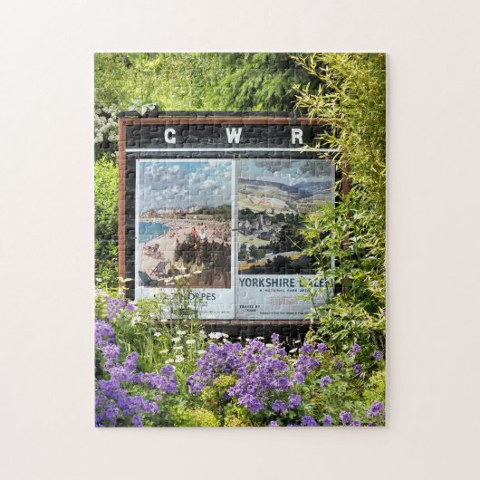 ALTBAHNSTATIONSSCHILDER PUZZLE (Vertikal)