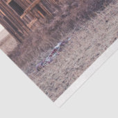 Altbauernhof Rustikales Zwergpapier Seidenpapier (Ausschnitt)