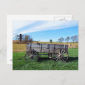 Altbauernwagen auf dem Hayfeld Postkarte (Vorne/Hinten)