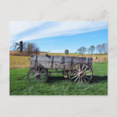 Altbauernwagen auf dem Hayfeld Postkarte (Vorderseite)