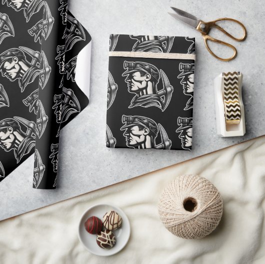 ALTBERGBAUARBEITER GESCHENKPAPIER (Kunsthandwerk)