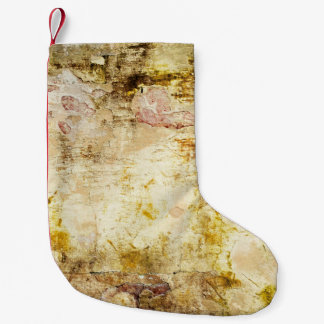 Altbeschädigter Wanduntergrund abstrakt, altert, a Kleiner Weihnachtsstrumpf