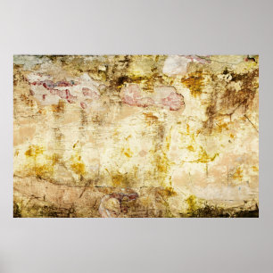 Altbeschädigter Wanduntergrund abstrakt, altert, a Poster