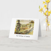 Altbild des Piper, Grußkarte Karte (Gelbe Blume)