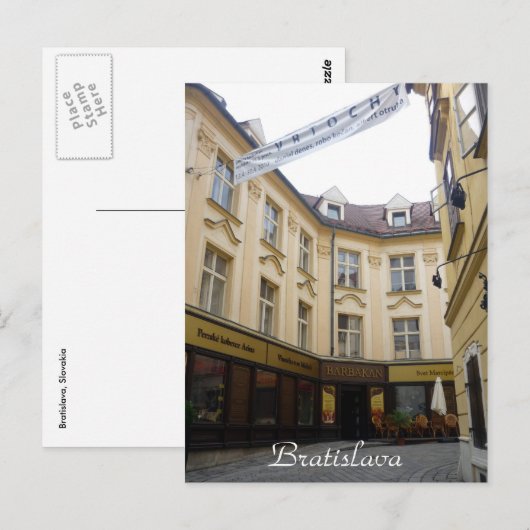 altbratislava postkarte (Vorne/Hinten)