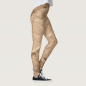 Altbraun Stoff: texturierter Hintergrund. Leggings (Rechts)