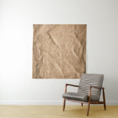 Altbraun Stoff: texturierter Hintergrund. Wandteppich (Beispiel (Horizontal))