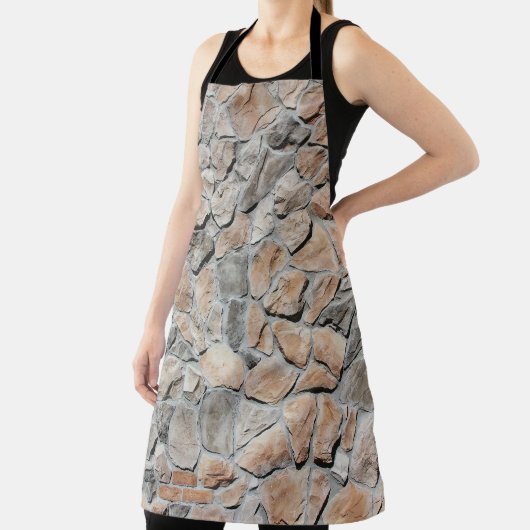 Altbraune Burg Stone Textur Schürze (InSitu)