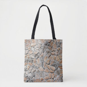 Altbraune Burg Stone Textur Tasche