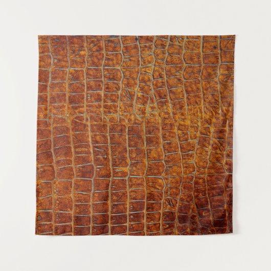 altbraune Ledertextur Wandteppich (Vorderseite (Horizontal))