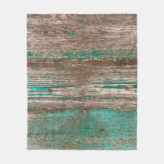 Altbrauner Holzboden mit Peelingschmerzen Fleecedecke (Vorderseite)