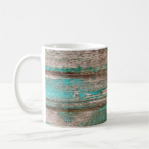 Altbrauner Holzboden mit Peelingschmerzen Kaffeetasse