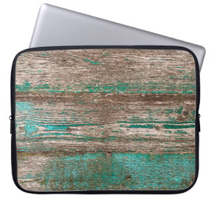 Altbrauner Holzboden mit Peelingschmerzen Laptopschutzhülle
