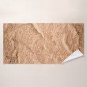 Altbrauner Stoffhintergrund Badehandtuch (Badehandtuch)