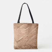 Altbrauner Stoffhintergrund Tasche (Rückseite)