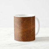 Altbraunes Leder Kaffeetasse (VorderseiteRechts)