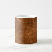 Altbraunes Leder Kaffeetasse (Mittel)