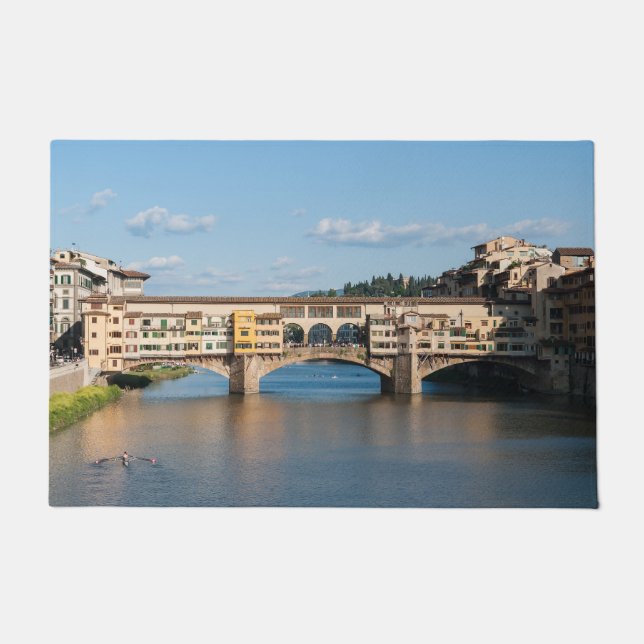 Altbrücke Ponte Vecchio - Florenz, Italien Fußmatte (Vorderseite)